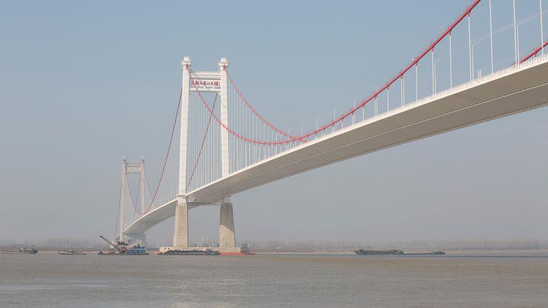 马鞍山长江公路大桥钢塔